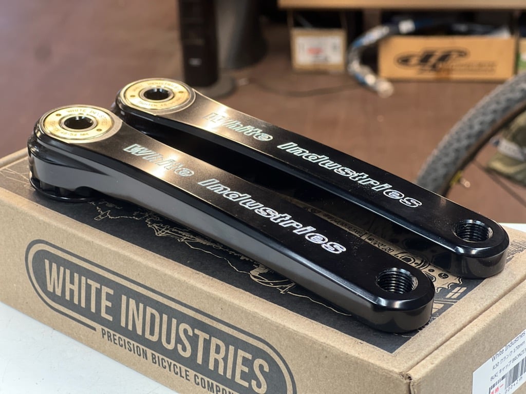 【最終割引】White Industries クランクアーム170mm 新品WHITE INDUSTRIES eno クランク(silver)170mm