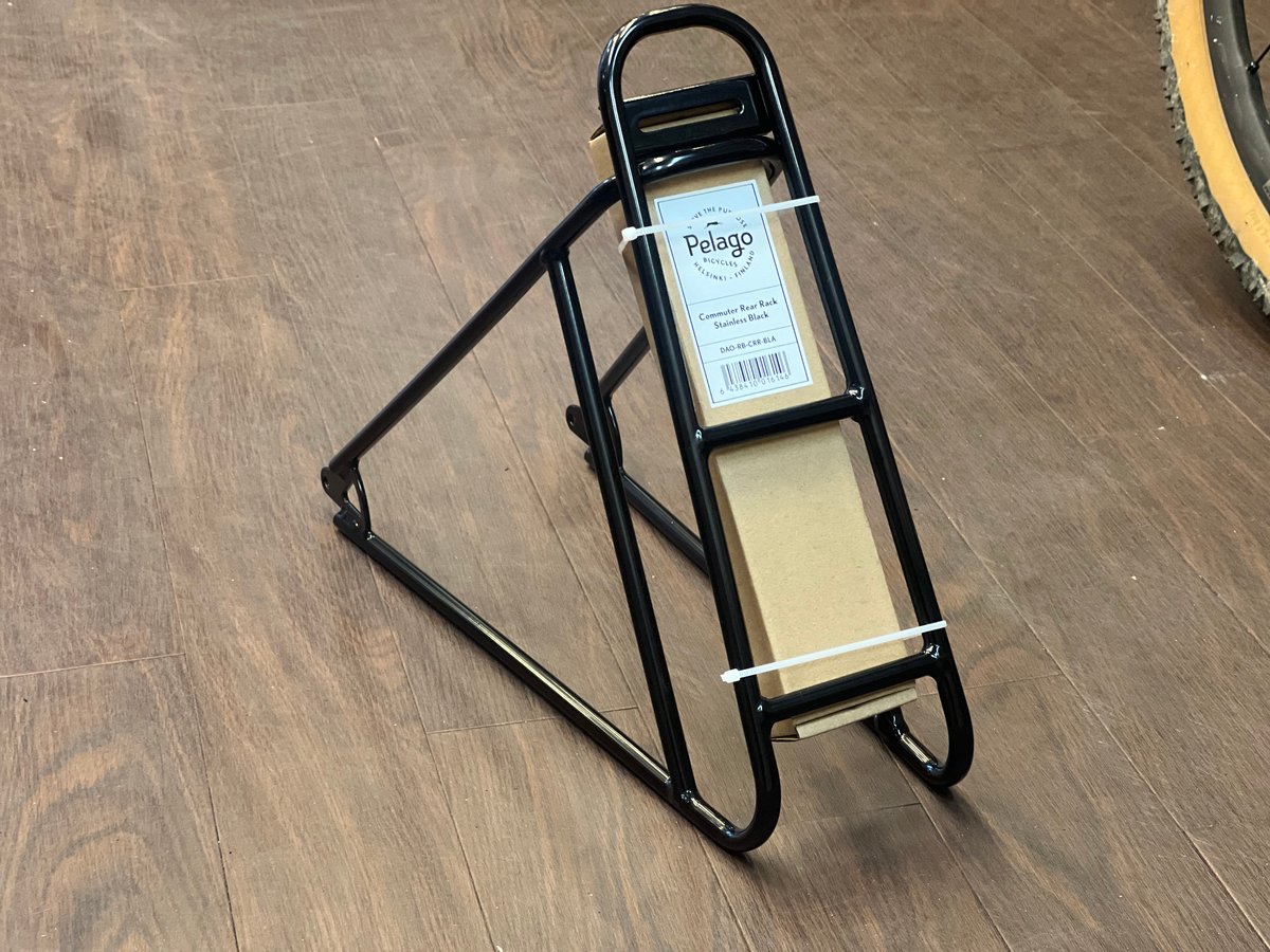 PELAGO * Commuter Rear Rack * Black | Hutte8to8