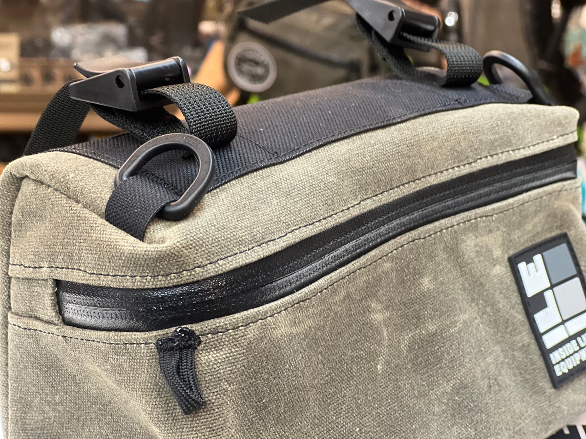 アクセサリー ILE* pilot bar bag (waxed/tan) ILE PILOT BAR BAG
