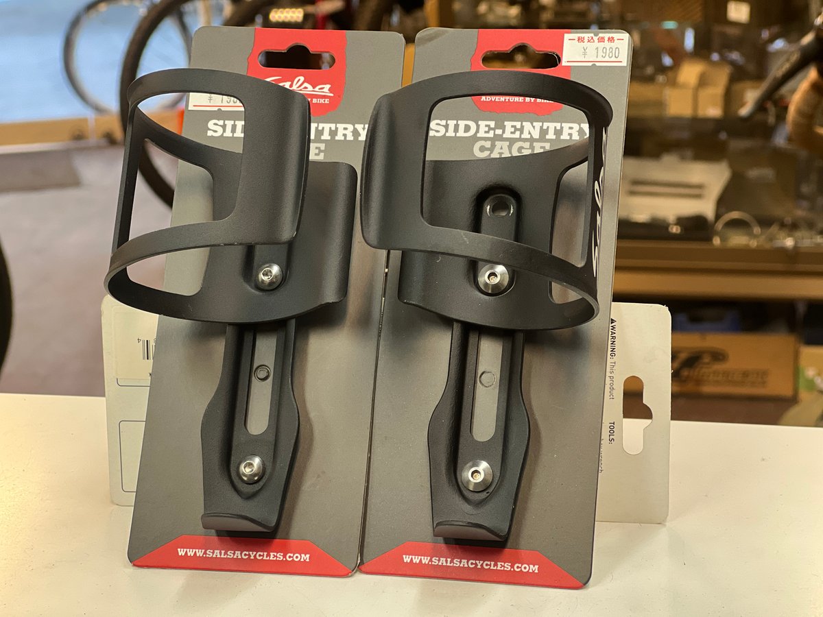 【超希少old salsa】サルサピスト シングルスピード njs mtb箱あり Salsa Cycles * Side Entry Water Bottle Cage * |
