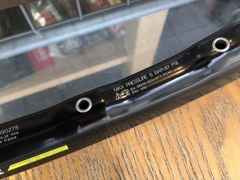 パーツ Mavic Open Disc MAVIC* open pro ust disc rim (black) - BLUE