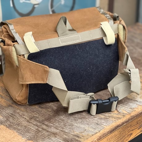 Ron's Bikes * Fabio's Fanny * (wax cordura/tan) * brown patch