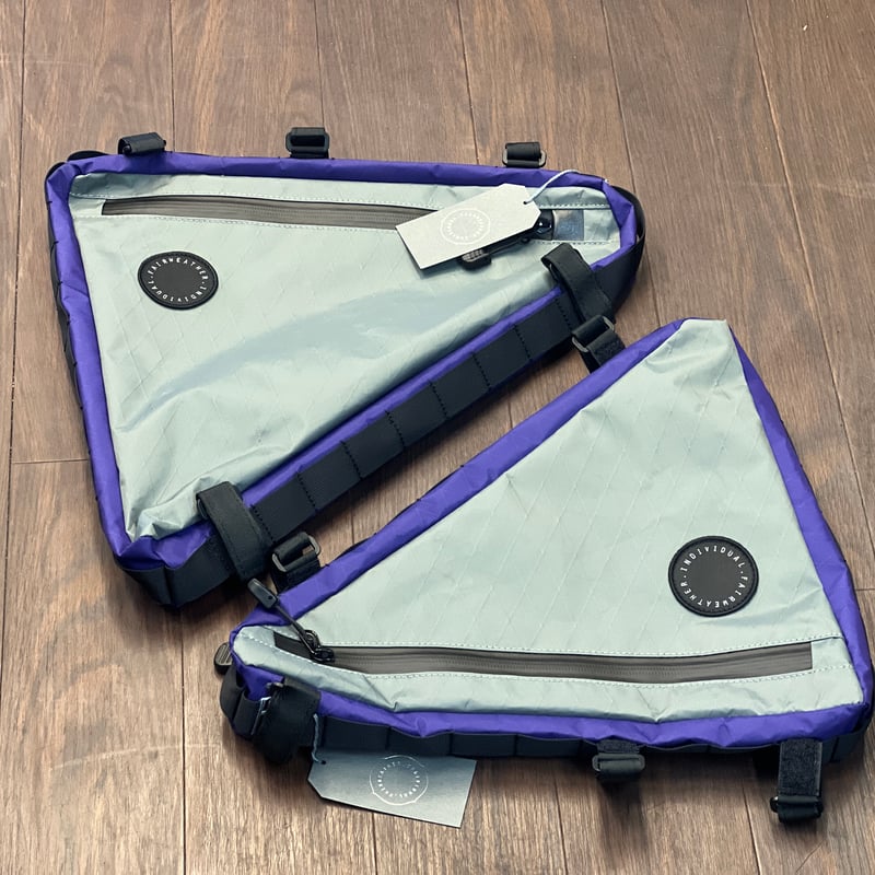 FAIRWEATHER* frame bag ADV Mサイズ FAIRWEATHER】 FRAME BAG ADV M size (X-PAC/GRAY) | Humhumhug Online