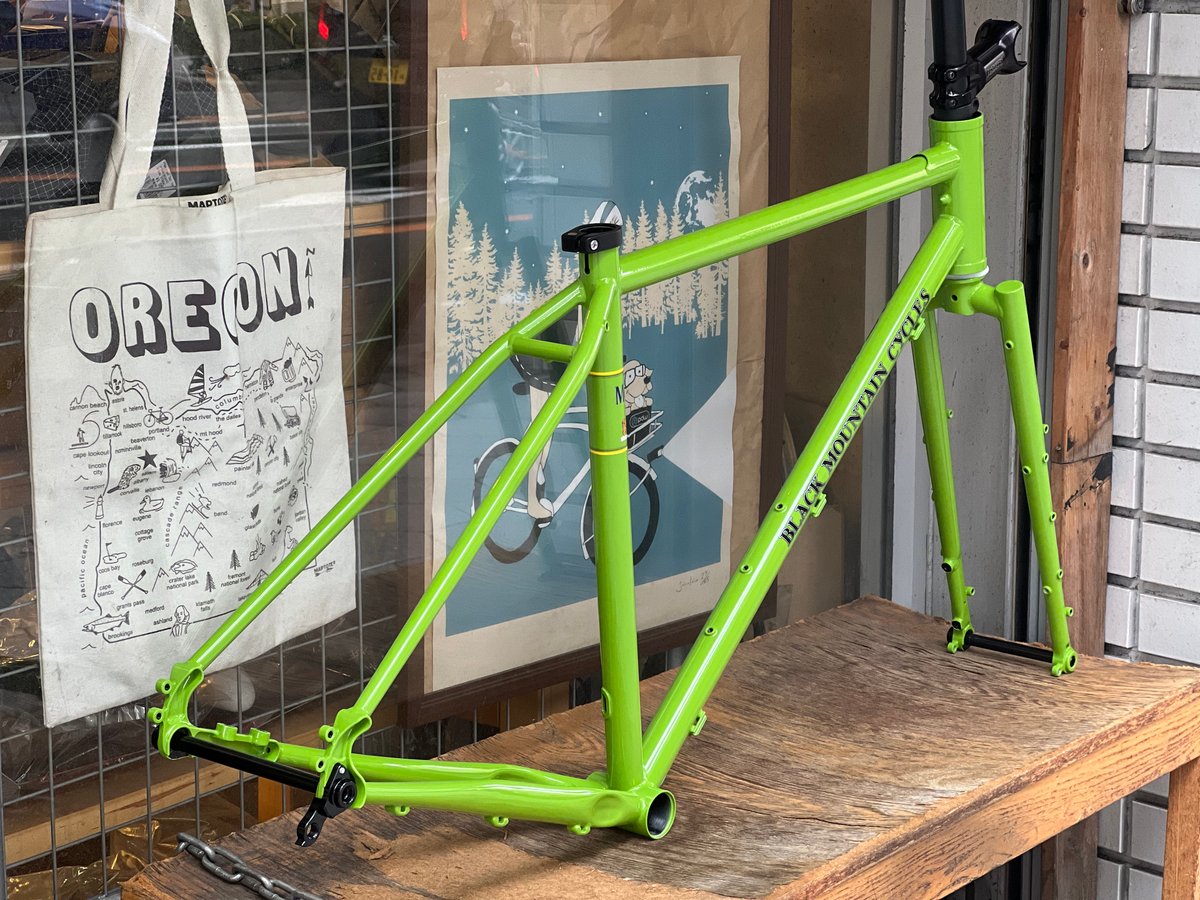 美中古BLACK MOUNTAIN CYCLES mod zero フレームのみ BLACK MOUNTAIN CYCLES* mod zero frame set (go green) - BLUE