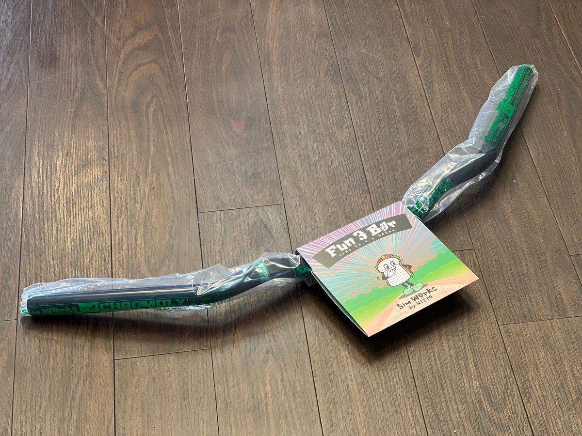 新品未使用品　SIMWORKS Fun 3 CrMo Bar by NITTO SIMWORKS Fun 3 CrMo Bar – SimWorks Online Store