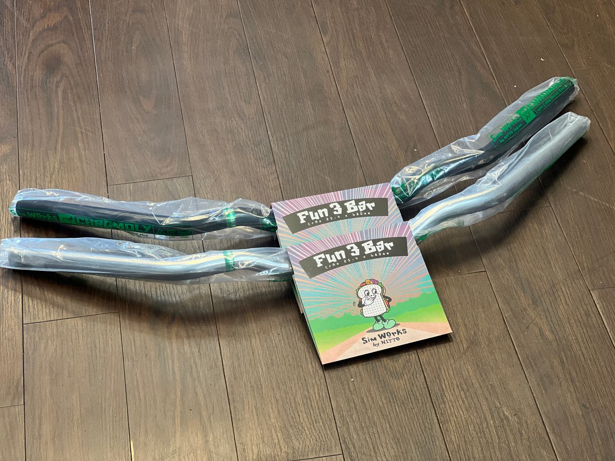 新品未使用品　SIMWORKS Fun 3 CrMo Bar by NITTO NITTO × SIMWORKS Fun 3 CrMo Bar ブラック - GINO ONLINE STORE
