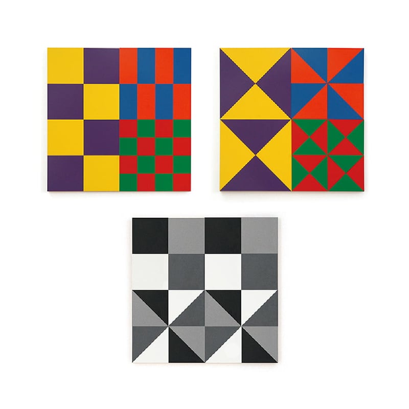 童具館｜マグネットモザイク45 四角mixセット | 童具のお店-ほるぷ絵本館 