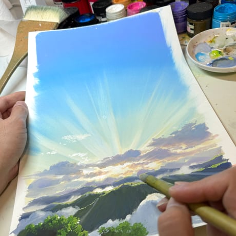 初空  -Sky on new year's morning-