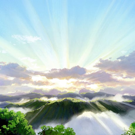 初空  -Sky on new year's morning-