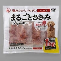 超大袋ジャーキーシリーズまるごとささみジャーキーハード&ソフト　５袋セット