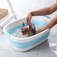 折り畳み式ペット用バスタブ　犬猫兼用　ソフトタイプ