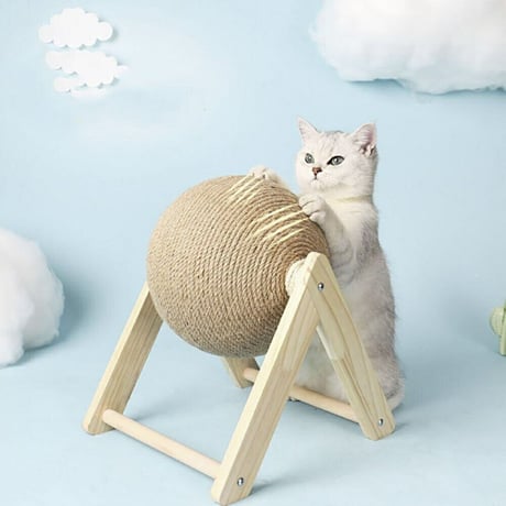 ペット 用品 猫 爪とぎ ボール 型 キャット CAT 猫おもちゃ