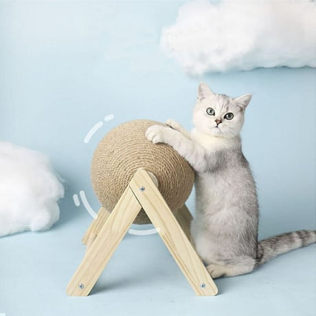 ペット 用品 猫 爪とぎ ボール 型 キャット CAT 猫おもちゃ
