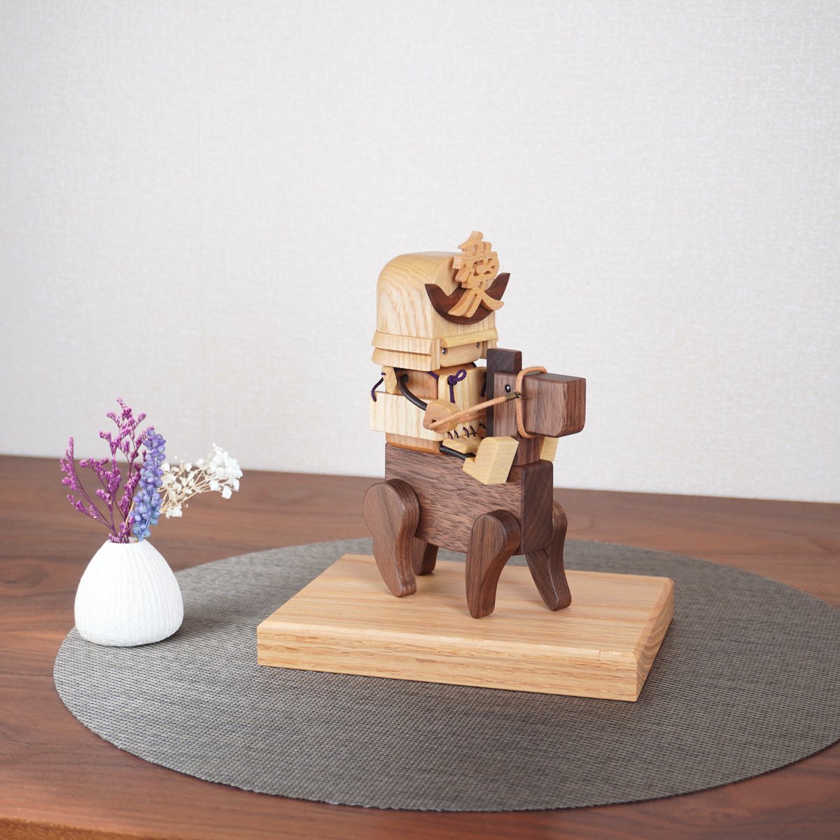 武者人形 かねつぐ君DX | 木工房 福ひで