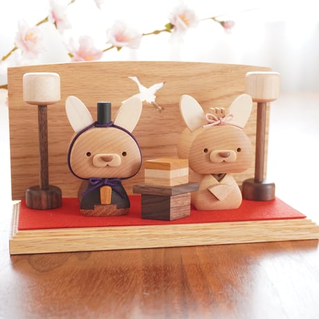 usagi雛　親王飾り