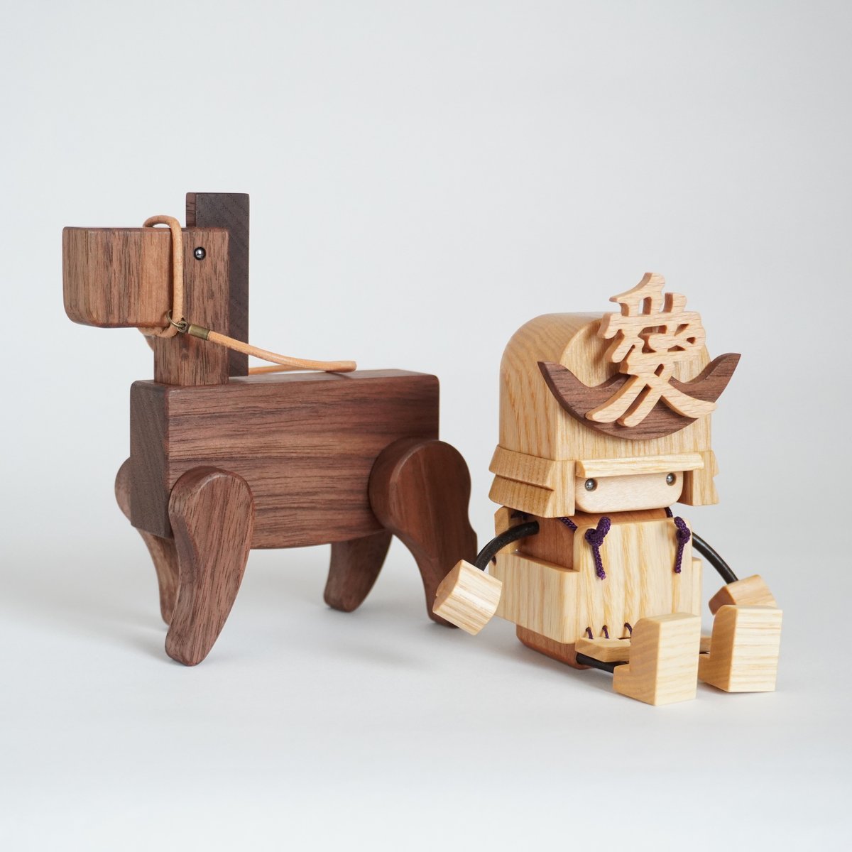 武者人形 かねつぐ君DX | 木工房 福ひで