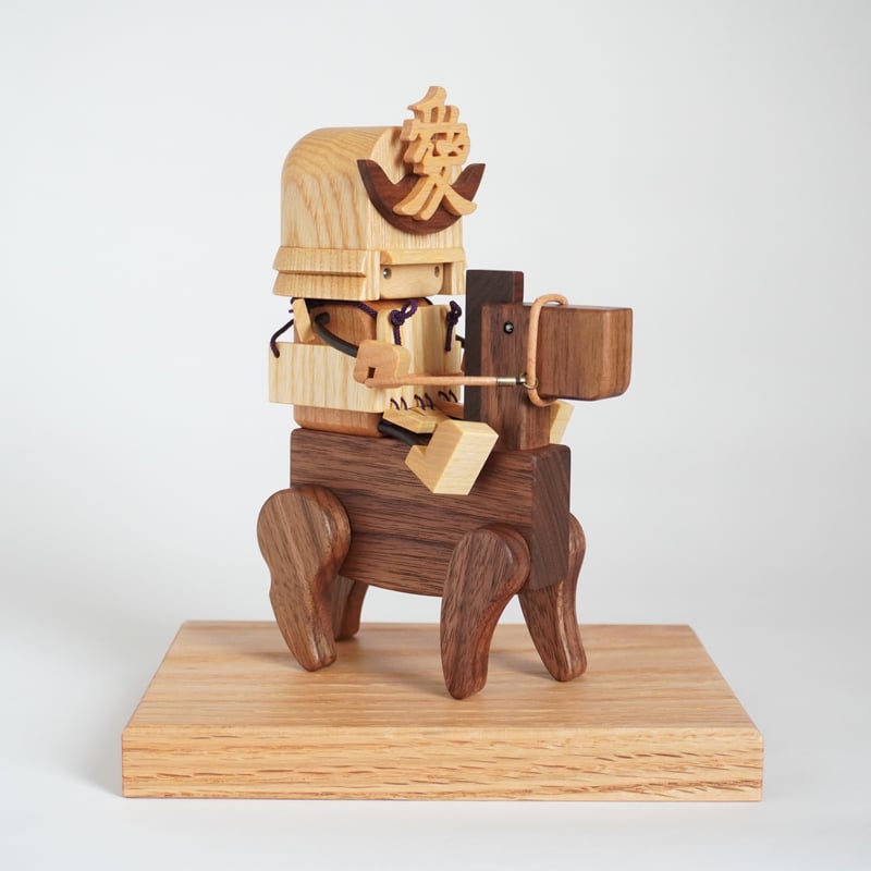 武者人形 かねつぐ君DX | 木工房 福ひで