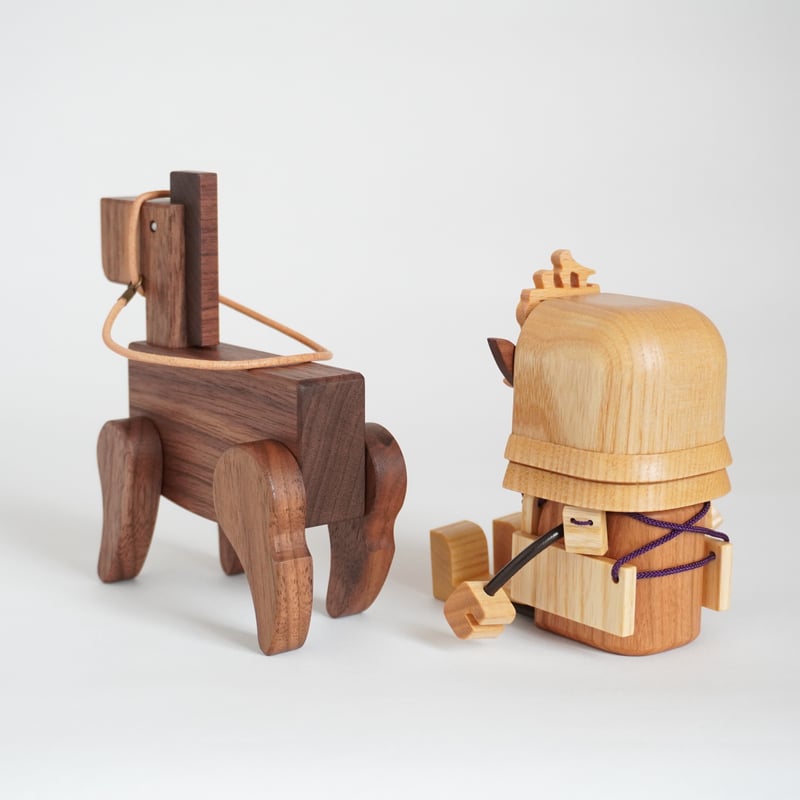 武者人形 かねつぐ君DX | 木工房 福ひで