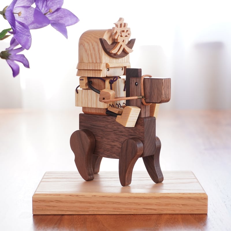 武者人形 かねつぐ君DX | 木工房 福ひで