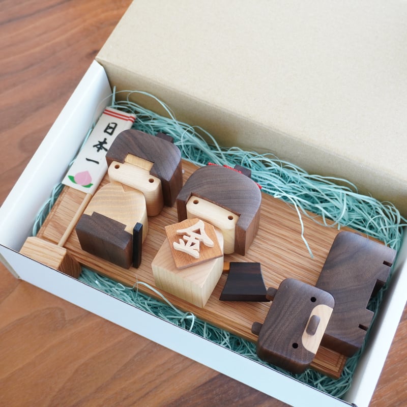 桃太郎くんと金太郎くん | 木工房 福ひで