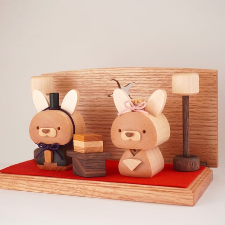 usagi雛　親王飾り