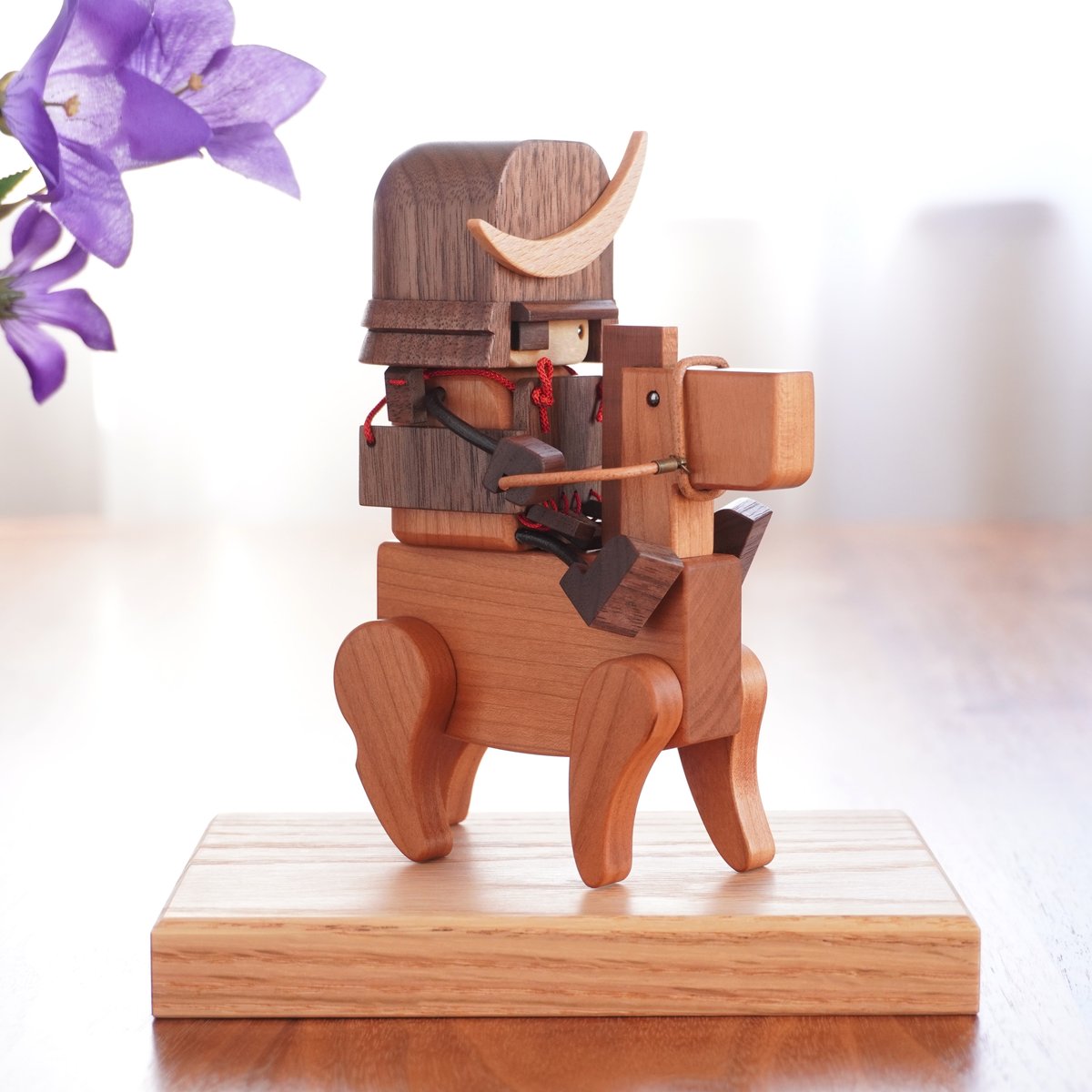 武者人形 まさむね君DX | 木工房 福ひで