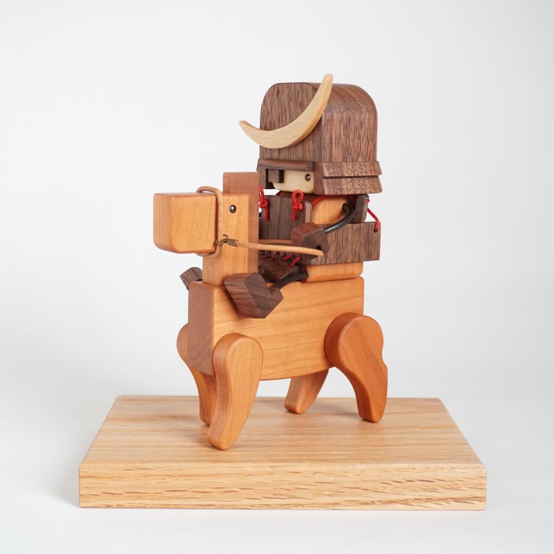 武者人形 まさむね君DX | 木工房 福ひで