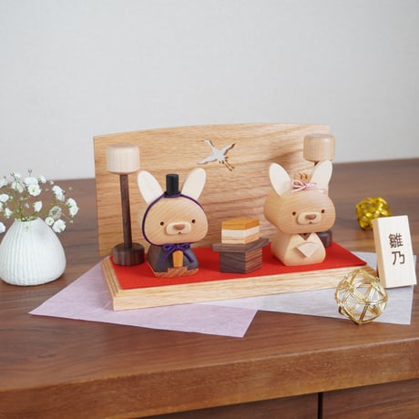 usagi雛　親王飾り