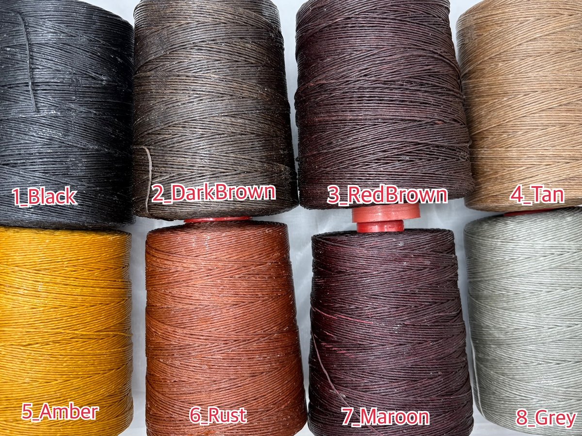 ポリエステルワックスコード 約1.2mm タイ製 530yd | Elucuro