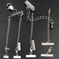 【在庫限り】SUS-LC　レース紐留め金具　ステンレス製（10セット入）