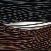 【在庫限り】丸革紐　アジアンレザーコード　2.5mm　50M