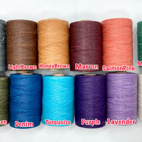 【在庫限り】リネンワックスコード　0.3mm　撚り　200yd