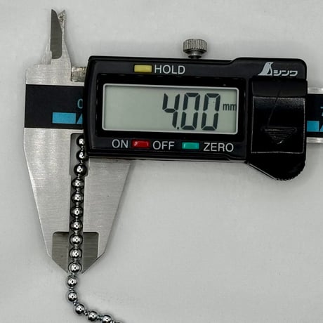 【数量限定】ボールチェーン　4.0mm　真鍮製