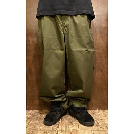 Theories pants 23FALL stamp lounge pants ARMY.GREEN セオリーズ イージー パンツ
