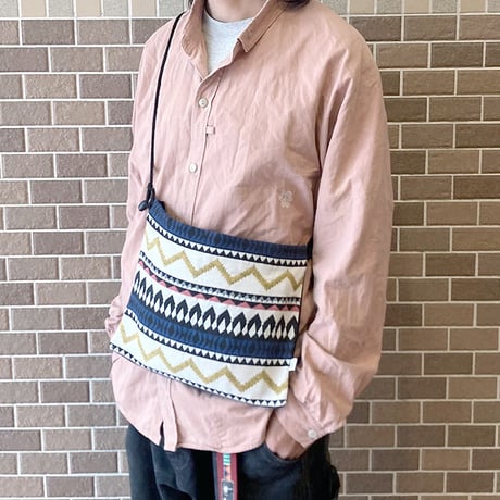 5ivenuts handmade 26SUMMER shoulder bag skate sacoche NAVY ファイブナッツ オリジナル ショルダー バッグ サコッシュ