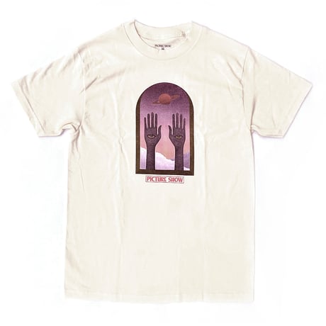 Picture show s/s T-shirts 25HOLIDAY saturn CREAM
