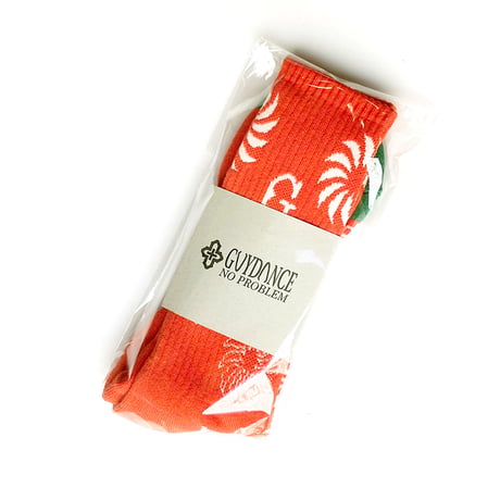 GUYDANCE socks 26WINTER sun ORANGE/GREEN