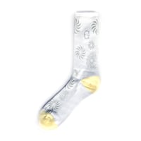 GUYDANCE socks 26WINTER sun WHITE/GREY