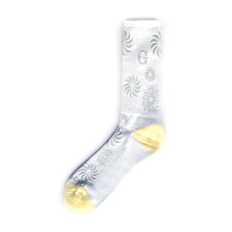 GUYDANCE socks 26WINTER sun WHITE/GREY