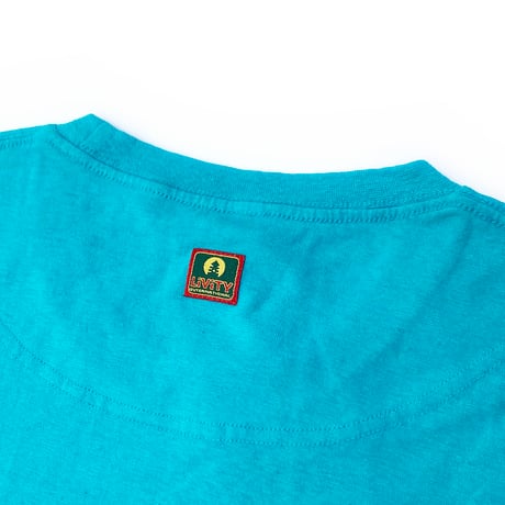 livity dead stock hemp s/s T-shirts trumpet TURQUOISE(日焼けアリ)