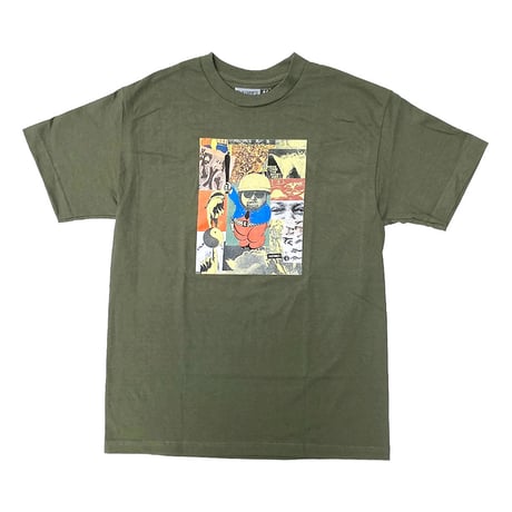 Theories s/s T-shirts 25SPRING law & order OLIVE