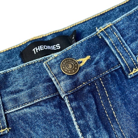 Theories pants 25FALL scribble jeans WASHED.BLUE セオリーズ デニム パンツ