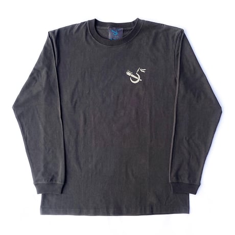 5ivenuts l/s T-shirts 26SPRING hunt logo SUMI/SAND ファイブナッツ オリジナル Tシャツ 長袖