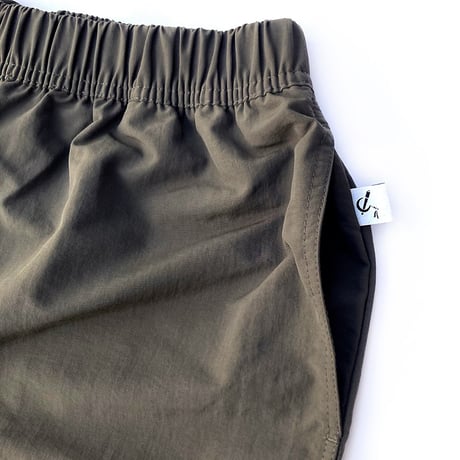 5ivenuts pants 26SUMMER hunt logo nylon shorts OLIVE ファイブナッツ オリジナル ナイロン ショーツ