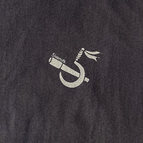 5ivenuts l/s T-shirts 26SPRING hunt logo SUMI/SAND ファイブナッツ オリジナル Tシャツ 長袖