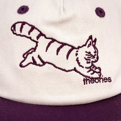 theories cap 25FALL coscious kitty snapback hat WINE/STONE セオリーズ キャップ