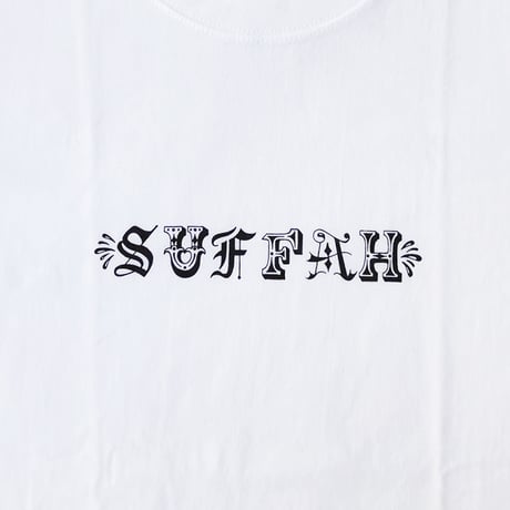 suffah s/s T-shirts logo WHITE/BLACK