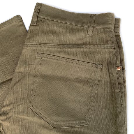 5ivenuts pants uniform herringbone STANDERD fit KHAKI.OLIVE ファイブナッツ オリジナル パンツ