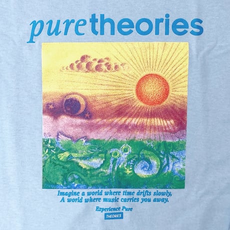 Theories l/s T-shirts 25SPRING pure moods LIGHT.BLUE セオリーズ ロングスリーブTシャツ 長袖