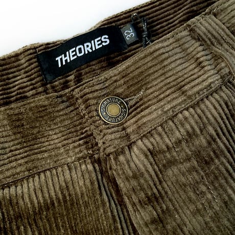 Theories pants 25FALL pavillion wide wale corduroy MOSS セオリーズ コーデュロイ パンツ